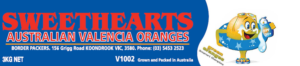 Sweethearts Australian Valencia Oranges